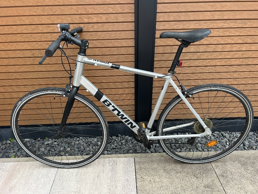 BTWIN TRIBAN 100 – Nette race/stadsfiets, Aluminium, Zo goed als nieuw, 53 tot 57 cm, Ophalen
