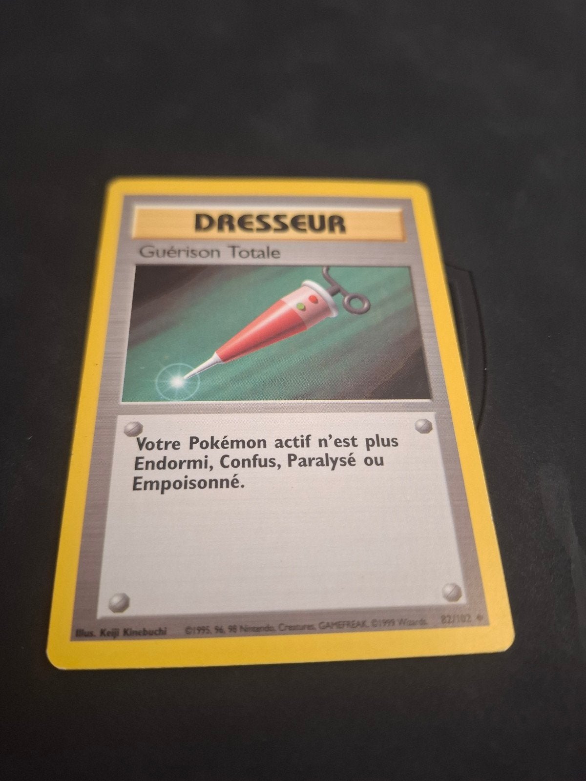 Pokémon Trainer Kaart: Total Healing (Frans), Ophalen of Verzenden, Gebruikt, Losse kaart