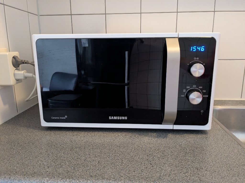 samsung magnetron MS23F301EAW 800w, Ophalen, Gebruikt, Magnetron, Draaiplateau