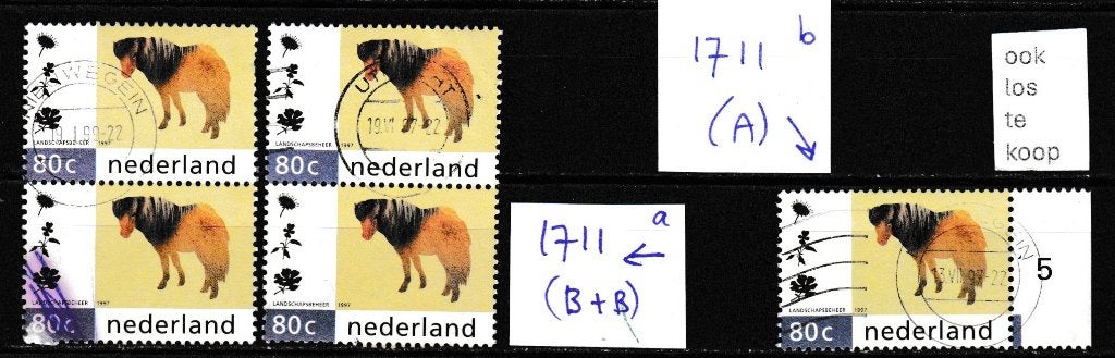 9872) Nederland 1711 natuur en milieu 1997, Ophalen of Verzenden