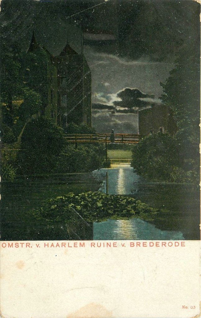 701-354-043 Santpoort Ruine van Brederode, Verzenden, Voor 1920, Noord-Holland