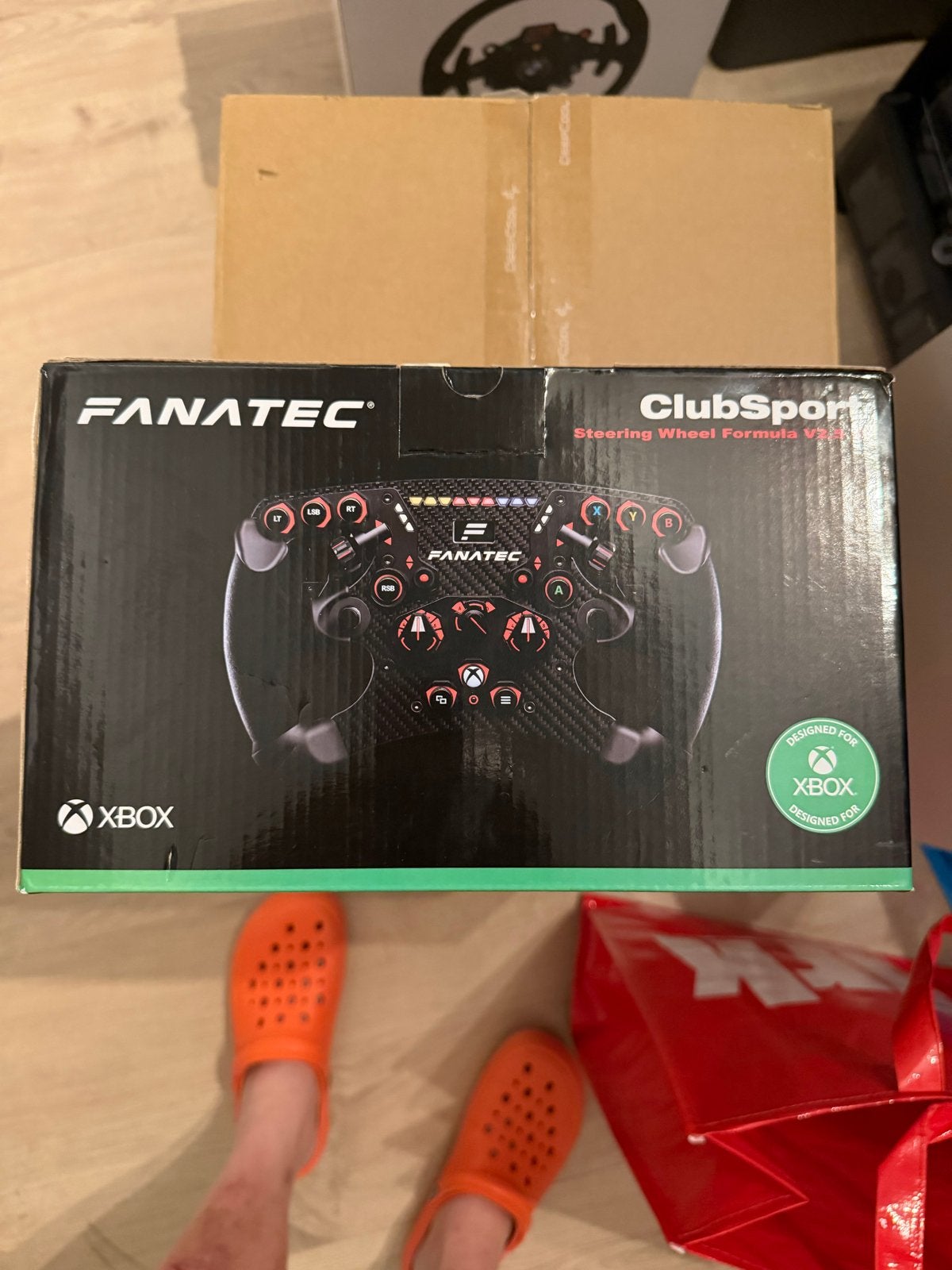 Fanatec ClubSport Stuurwiel Formula V2.5 Xbox, Spelcomputers en Games, Ophalen of Verzenden, Zo goed als nieuw, Stuurtje of Sportattribuut
