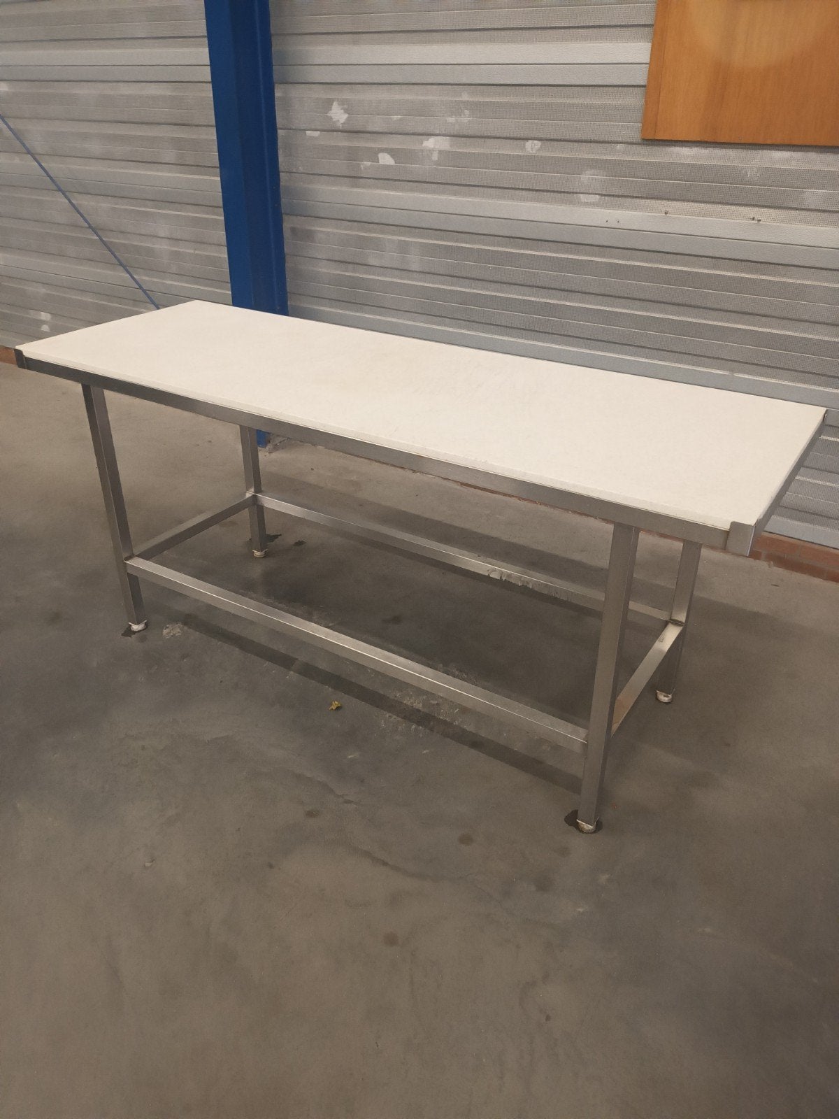 2 x snijtafel werktafel blokvlok slagerij inventaris, Ophalen, Zo goed als nieuw