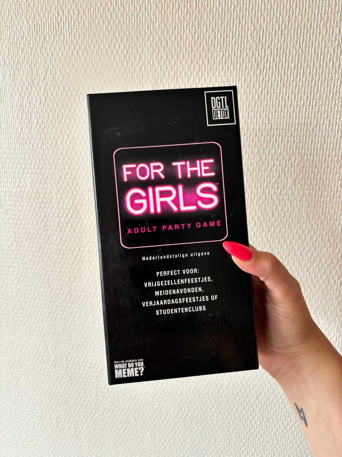 For The Girls - Adult Party Game (Nederlandstalig), Drie of vier spelers, Ophalen of Verzenden, Zo goed als nieuw