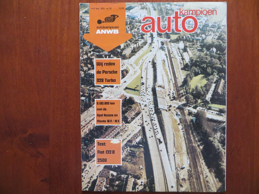 Autokampioen 50 1978 Porsche 924 Turbo, Fiat 132 D 2500, Ophalen of Verzenden, Nieuw, Porsche