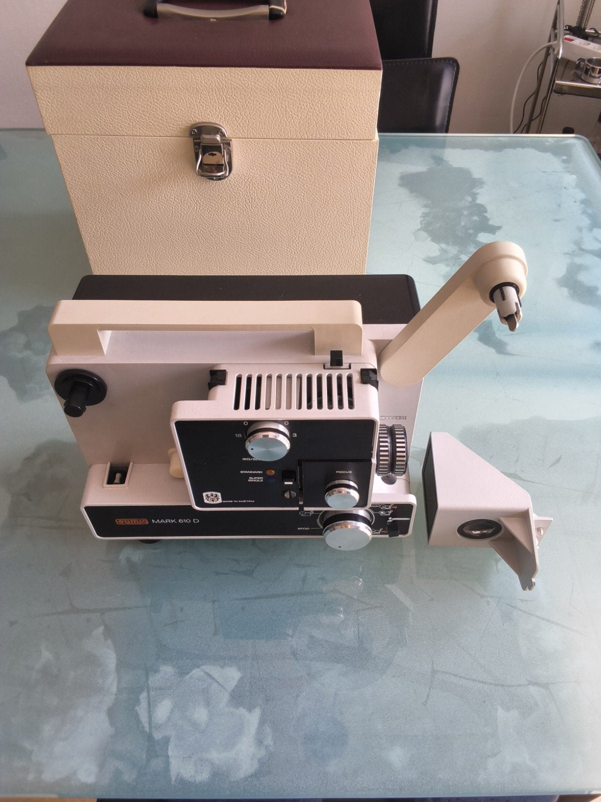 film projecter, Ophalen, 1960 tot 1980, Projector