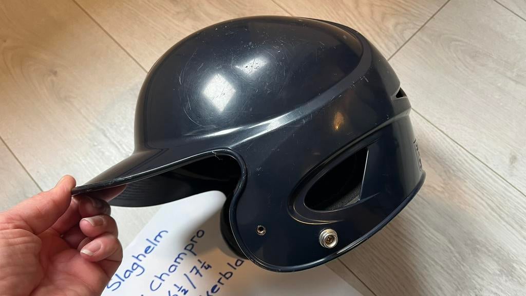 Honkbalhelm softbal slaghelm navy helm baseball Champro, Ophalen of Verzenden, Gebruikt, Kleding