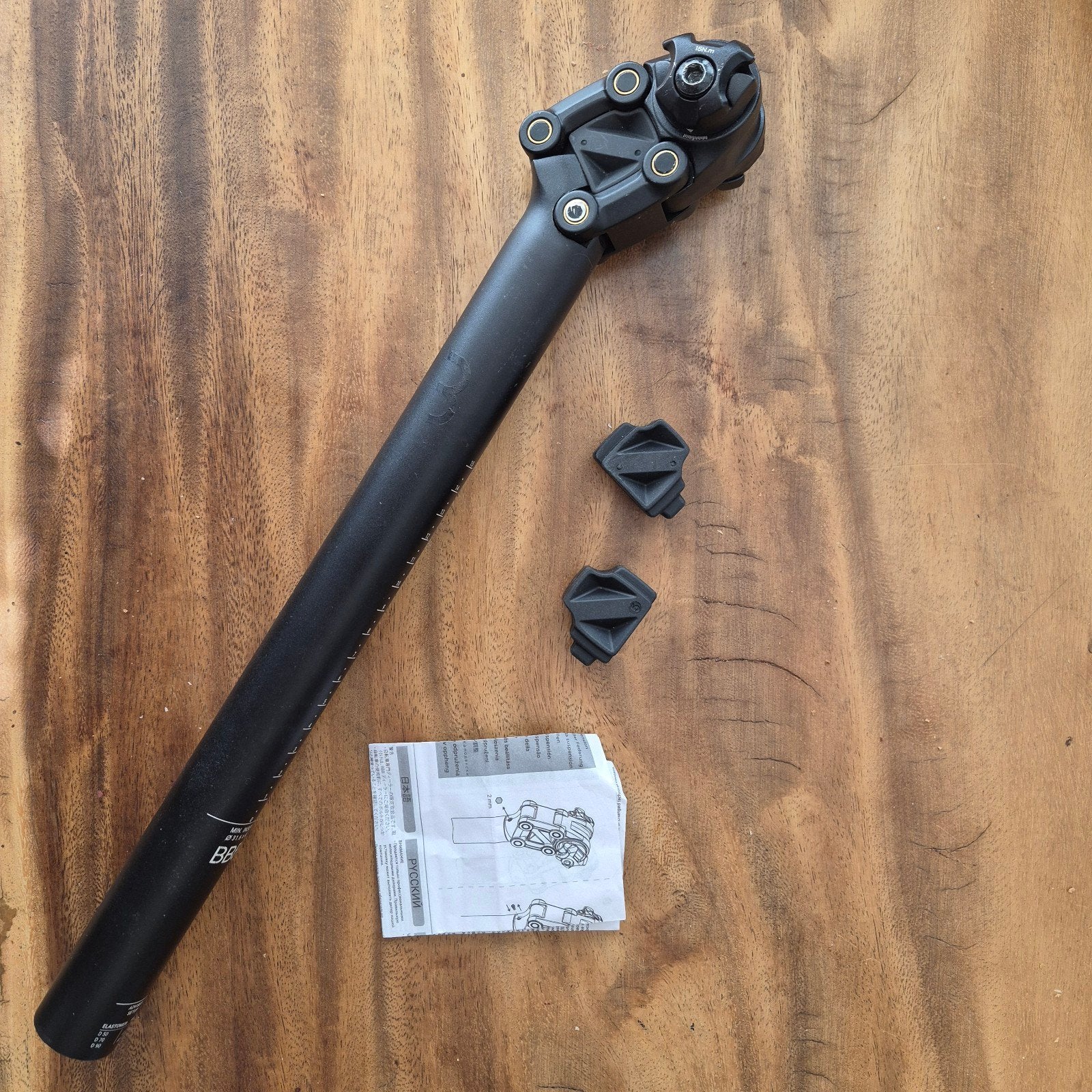 BBB Actionpost Zadelpen - 31.6 x 400 mm, Fietsen en Brommers, Gebruikt, Racefiets, Ophalen of Verzenden, BBB