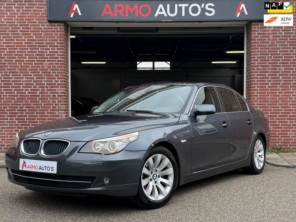 BMW 5-serie 520i Business Line | Airco | Navi | Aut | Rijkla, Auto's, Automaat, Achterwielaandrijving, 4 cilinders, 1465 kg