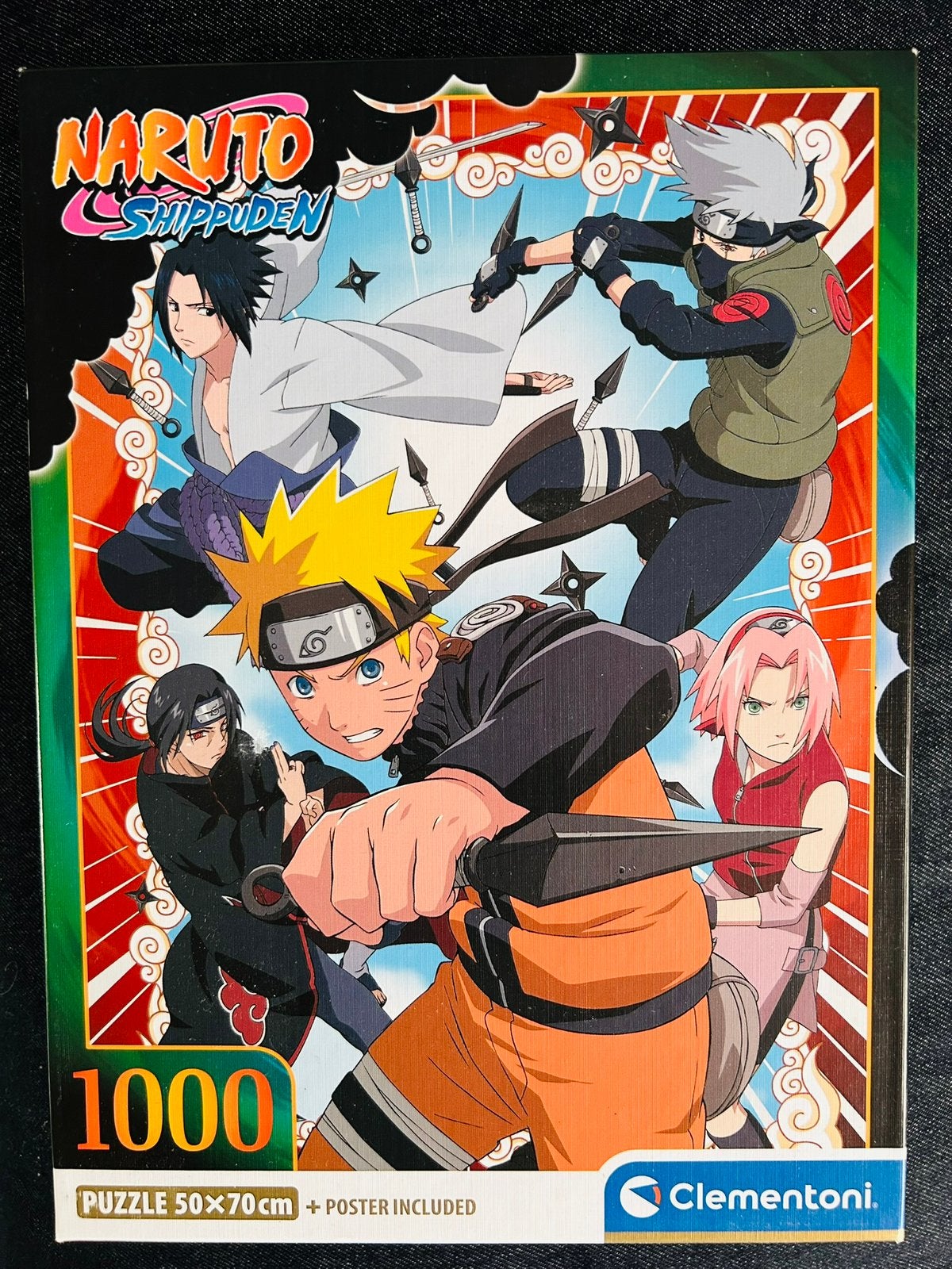 Naruto Clementoni Puzzel 1000 Stukjes Als nieuw, Ophalen of Verzenden, 500 t/m 1500 stukjes, Zo goed als nieuw
