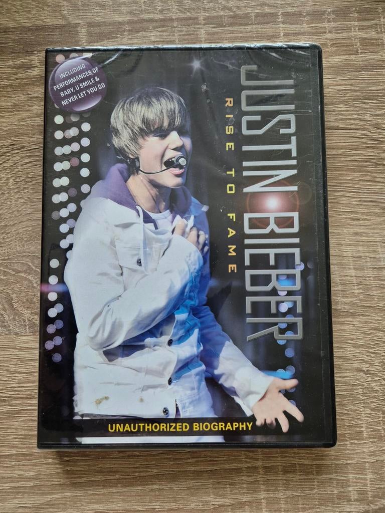 Dvd Justin Bieber Rise of fame, Cd's en Dvd's, Dvd's | Muziek en Concerten, Alle leeftijden, Verzenden, Nieuw in verpakking, Muziek en Concerten