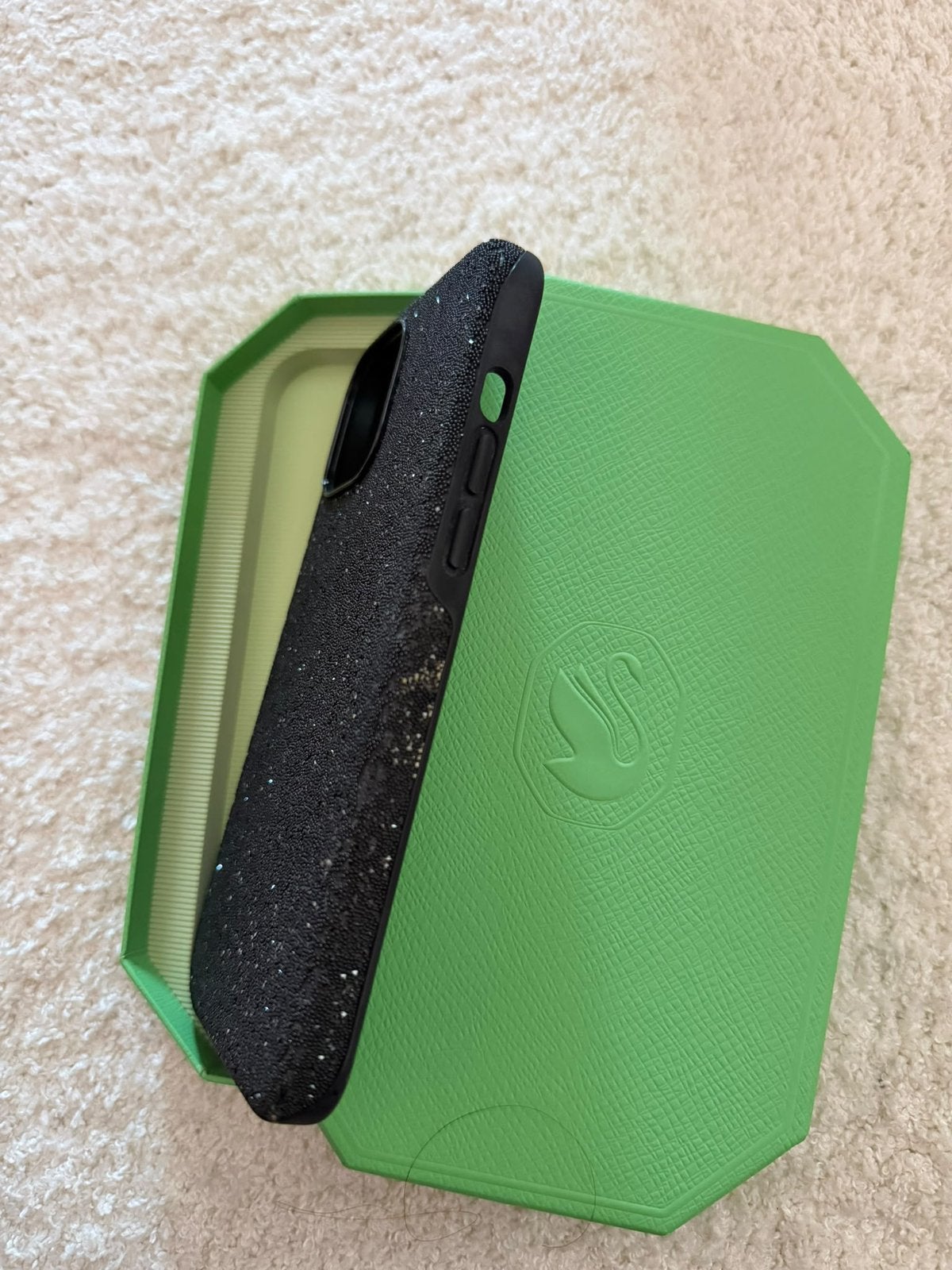 Orgineel swarovski  telefoon case. Iphone 13 pro max, Frontje of Cover, Ophalen of Verzenden, IPhone 13 Pro Max, Apple