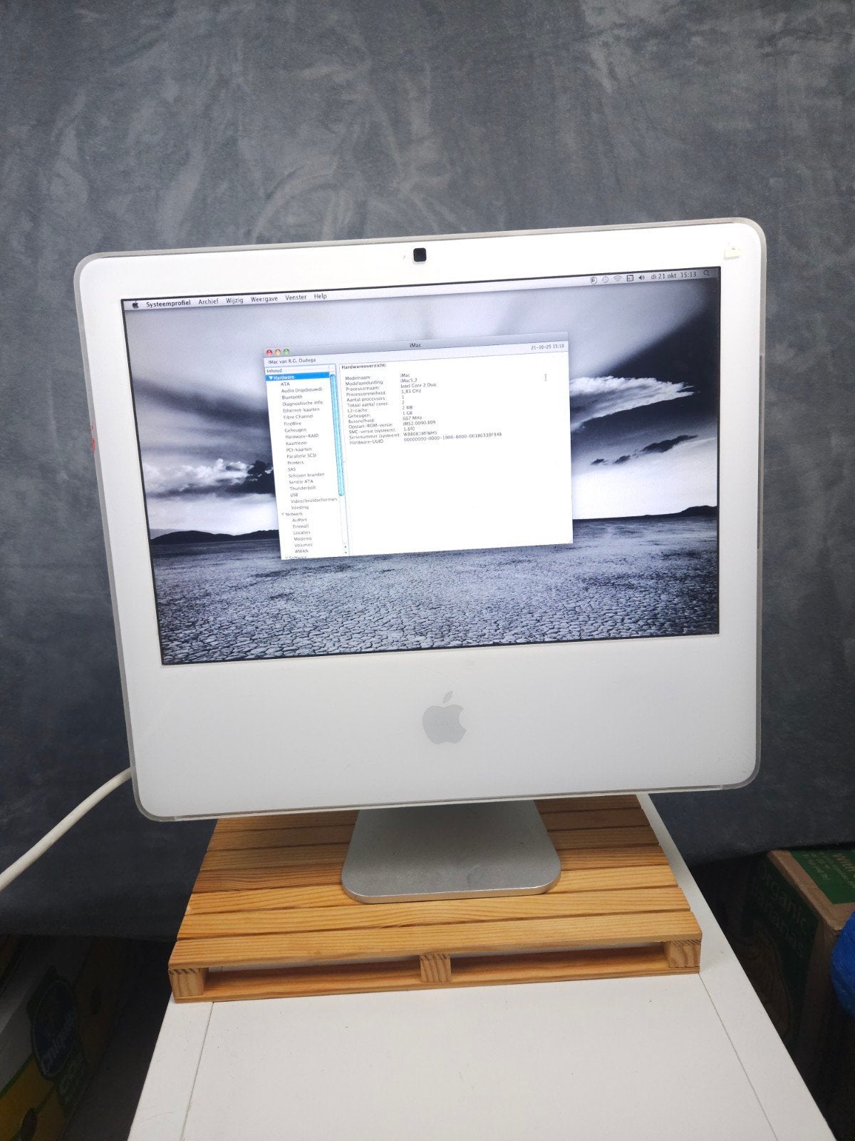 IMac 5,2 Computer Apple Desktop 1,83Ghz Intel Core 2 Duo, Computers en Software, Apple Desktops, Minder dan 4 GB, ., HDD, Ophalen of Verzenden