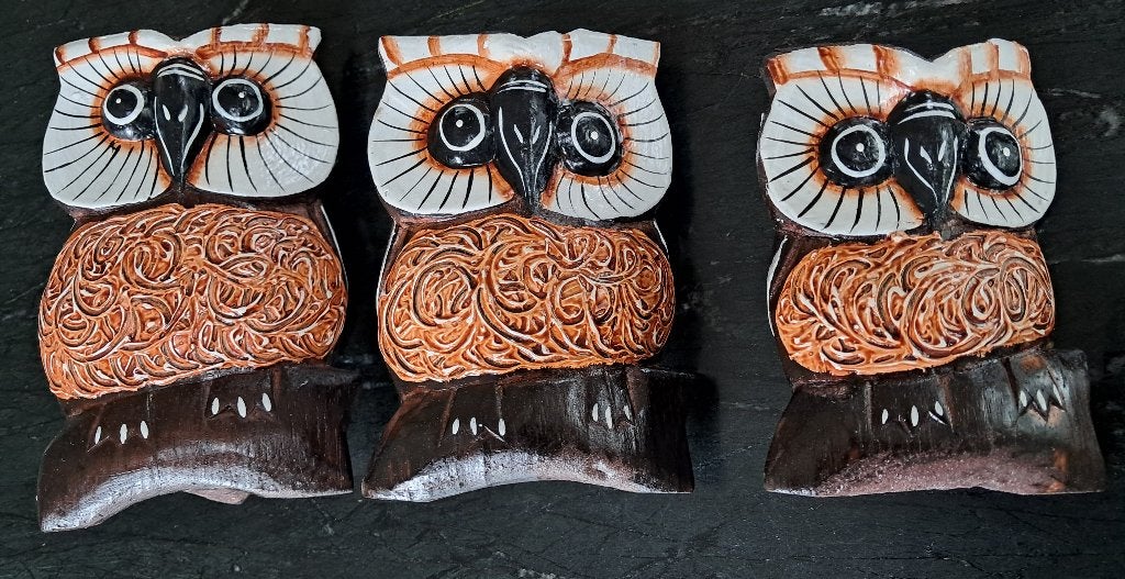 Uilen set (3st), Ophalen of Verzenden, Zo goed als nieuw, Dier