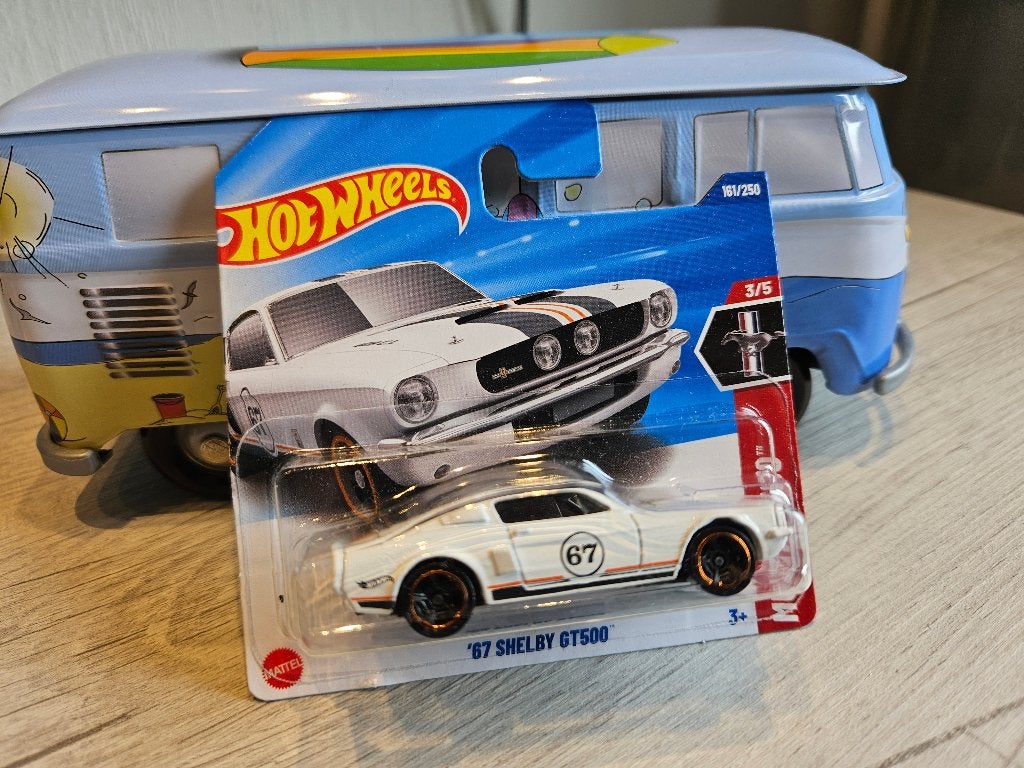 Hot Wheels Shelby GT500 1967 Mustang 60 White 1:64, Ophalen of Verzenden, Nieuw, Auto