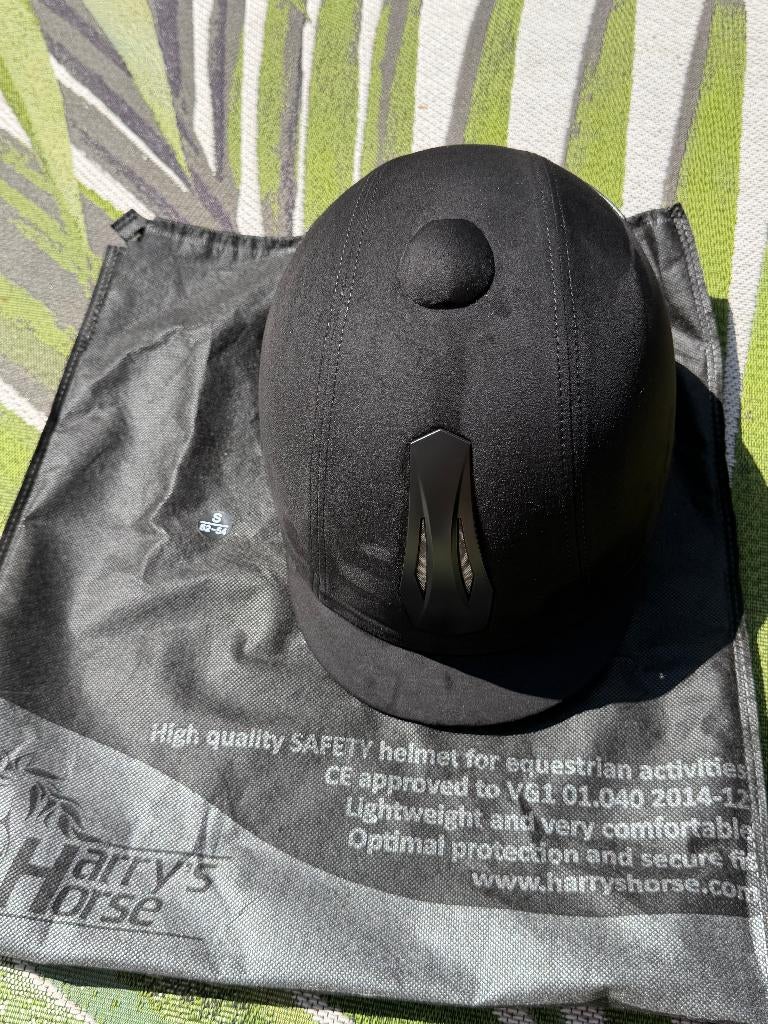 verstelbare paardrijdcap cap Harry's horse maat S 52-54 cm, Ophalen of Verzenden, Zo goed als nieuw, Cap, Kinderen