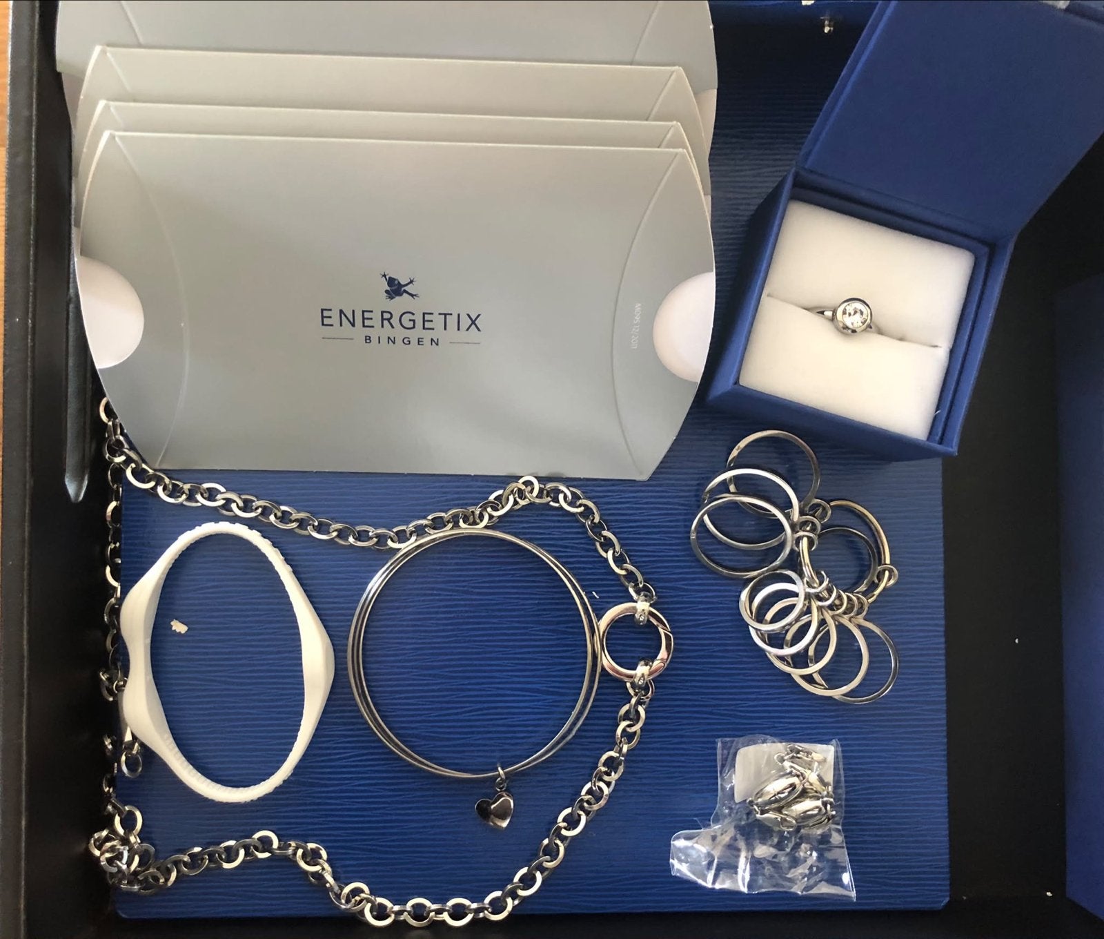Grote collectie Energetix sieraden - Diverse items, Sieraden, Tassen en Uiterlijk, Met kristal, Overige materialen, Verzenden