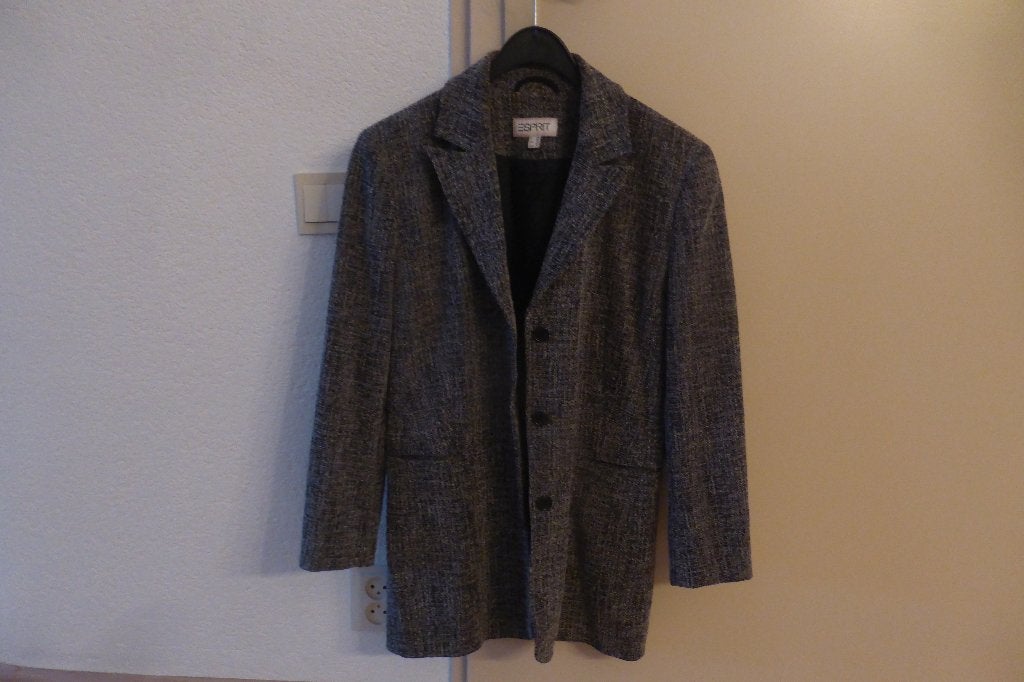 Esprit Colbert - Grijs/Zwart Tweed Look - maat 36, Maat 38/40 (M), Ophalen of Verzenden, Zo goed als nieuw, Jasje