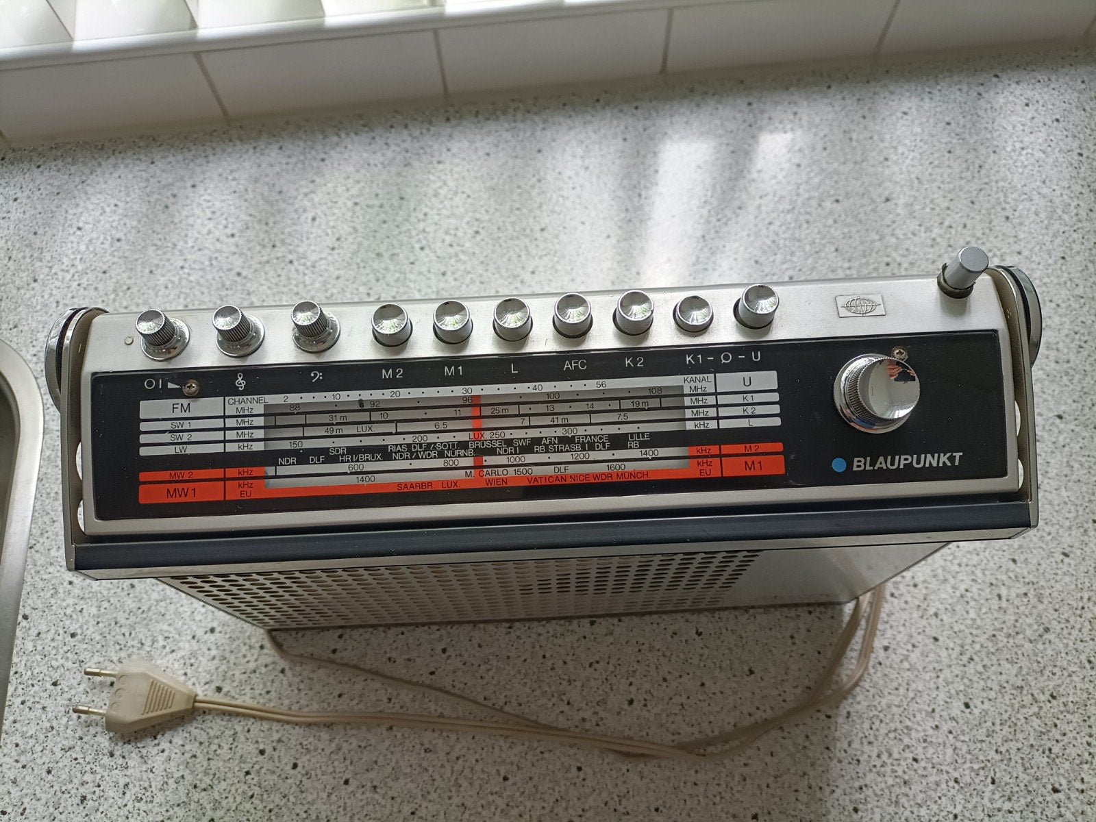 Blaupunkt Derby Commander Transistorradio - Defect, Audio, Tv en Foto, Radio's, Ophalen of Verzenden, Niet werkend, Transistorradio