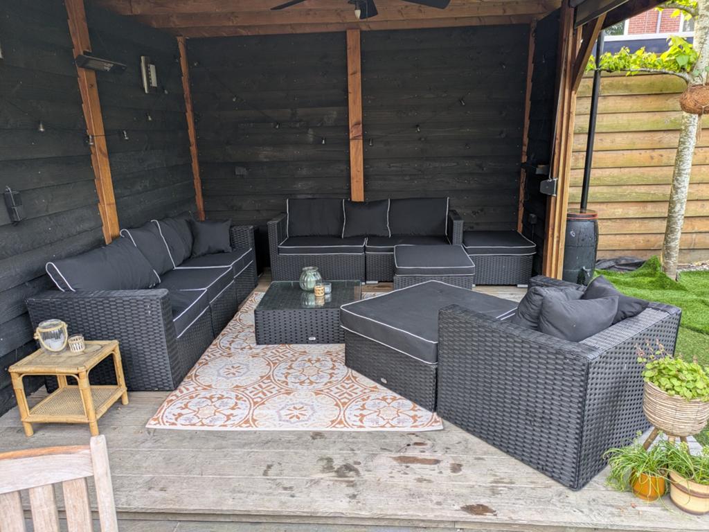 Grote tuinset, Ophalen of Verzenden, Gebruikt, Bank
