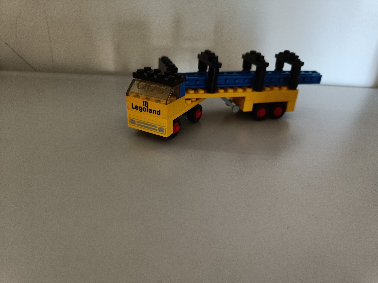 Lego LEGOLAND 647: Vrachtwagen met rails, uit 1974, Kinderen en Baby's, Speelgoed | Duplo en Lego, Ophalen of Verzenden, Gebruikt