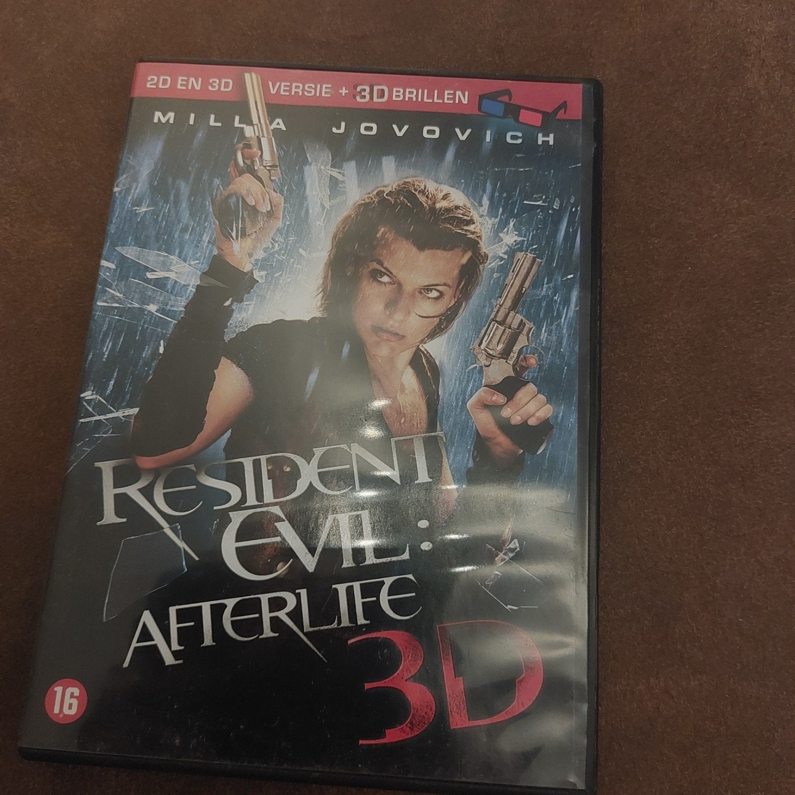 Resident Evil: Afterlife 3D (2D & 3D versie + brillen), Vanaf 16 jaar, Nederlands, Actiethriller, Ophalen of Verzenden