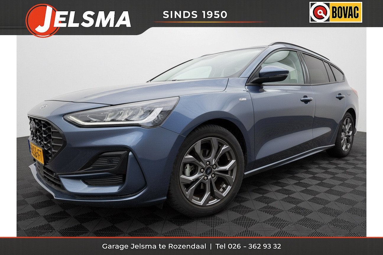 Ford FOCUS Wagon 125pk EB Hybrid ST Line, Clima | Navi & Car, Auto's, Stof, Gebruikt, Euro 6, Automatische klimaatregeling