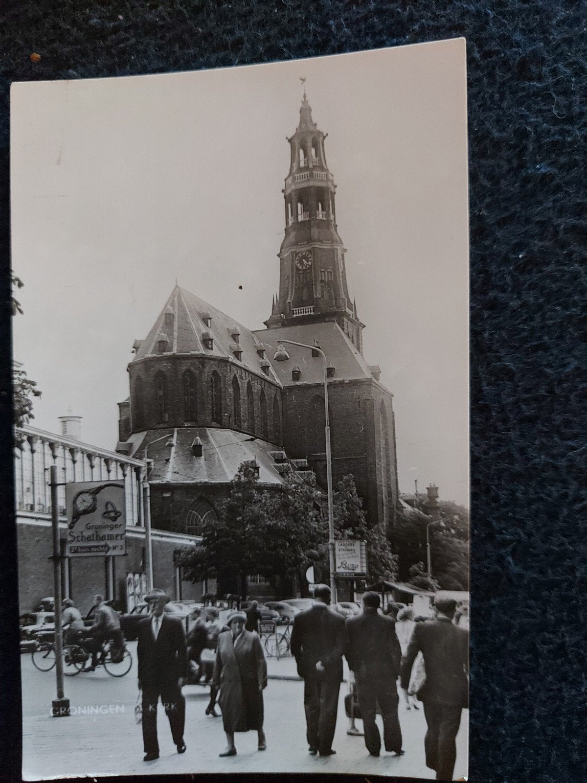 Oude Ansichtkaart Groningen A kerk, Verzamelen, Ophalen of Verzenden