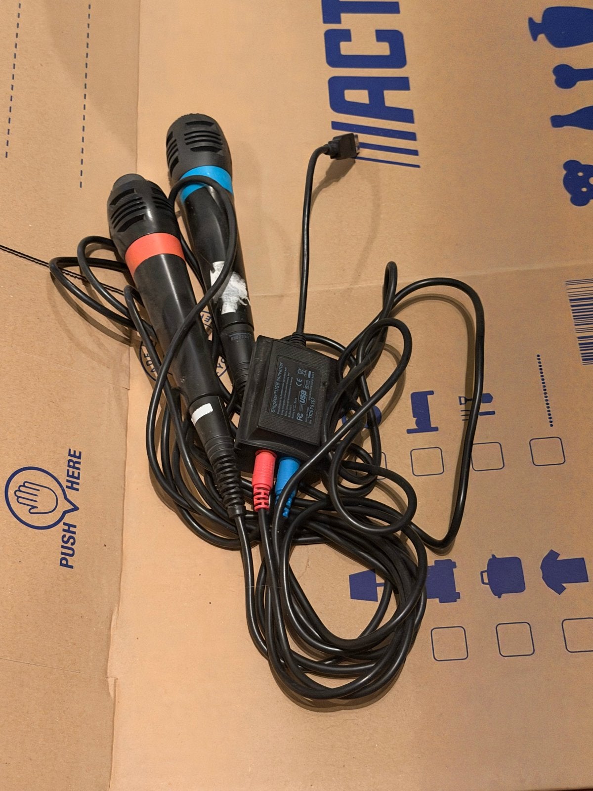 Singstar Microfoons voor PlayStation 2, Spelcomputers en Games, Ophalen of Verzenden, Gebruikt, Microfoon, PlayStation 2
