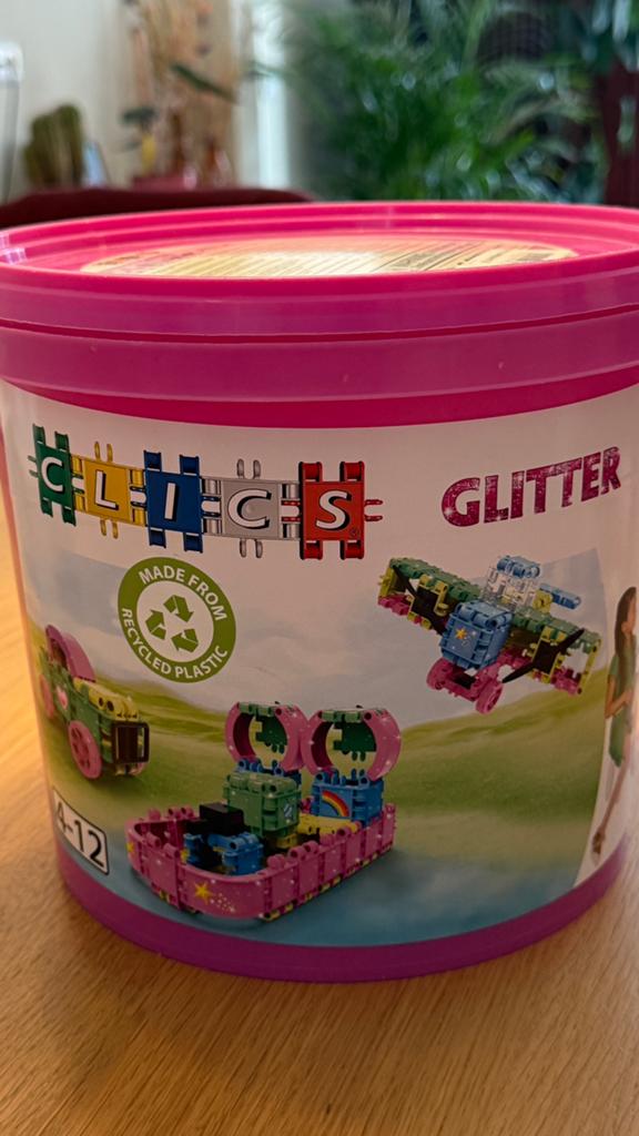 Clics Glitter Bouwblokken, Ophalen of Verzenden, Zo goed als nieuw, Overige merken