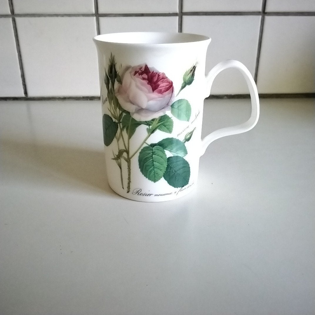 Roy Kirkham Redouté Roses Mok - Fijne Porseleinen Mok, Ophalen of Verzenden
