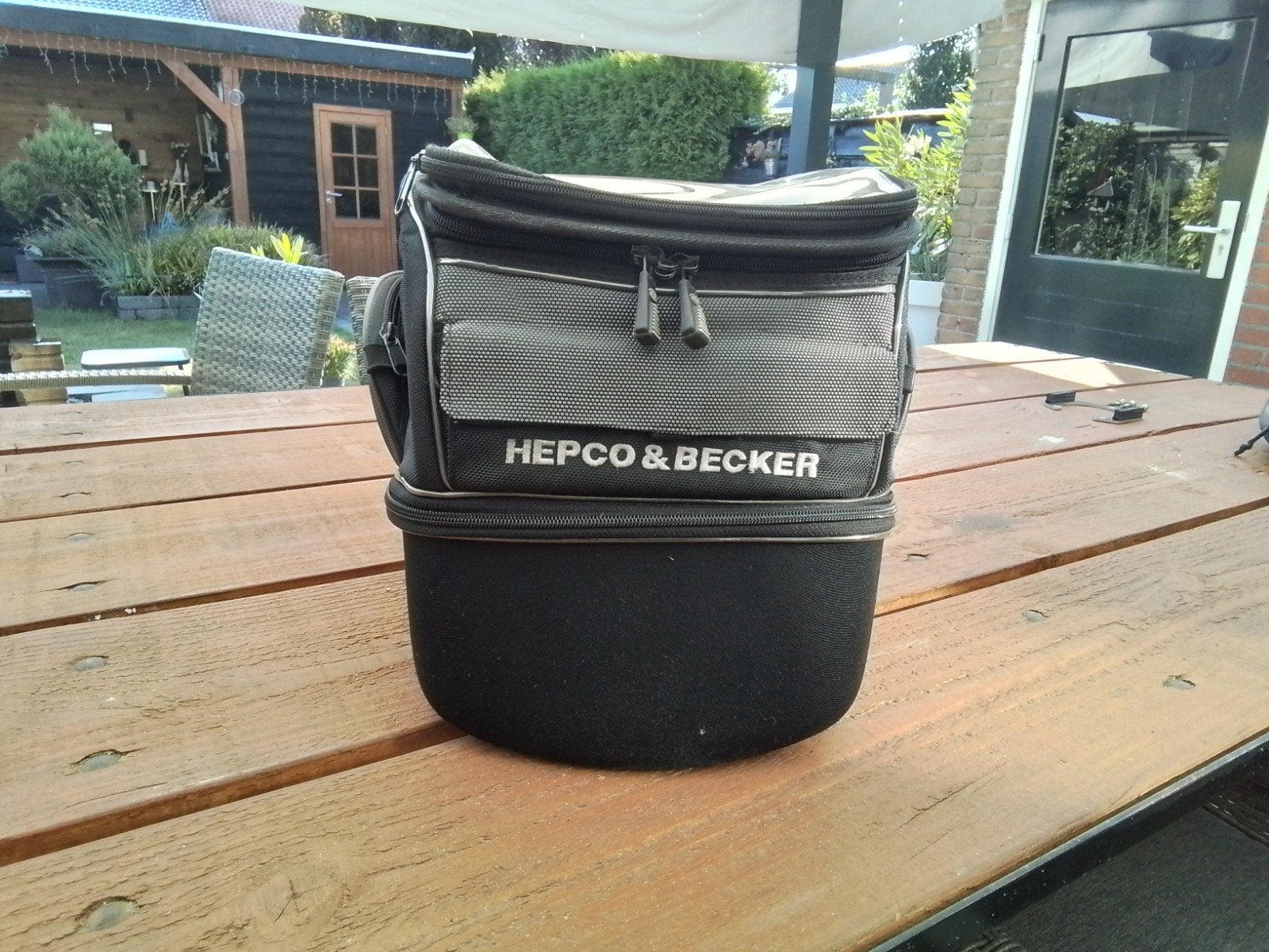 Tanktas Hepco & Becker met Tankring, Ophalen, Gebruikt