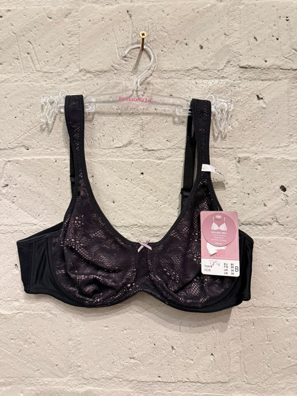 Felina bh 80B NIEUW!! Nu €30, Ophalen of Verzenden, Zwart, BH