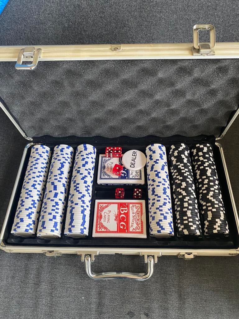 Poker koffer, Ophalen, Zo goed als nieuw