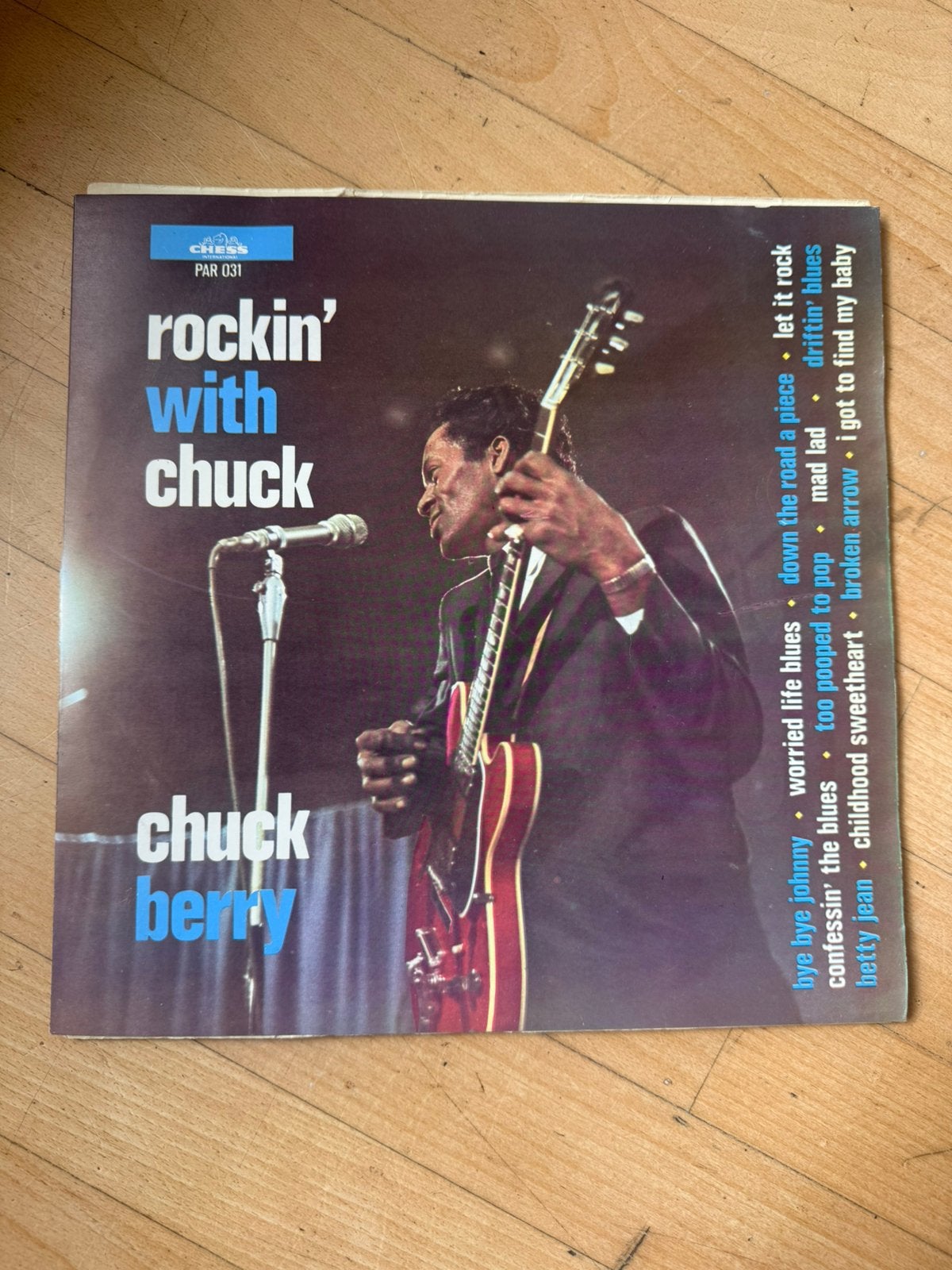 Chuck berry rockin with, Ophalen of Verzenden, Gebruikt, 12 inch, LP