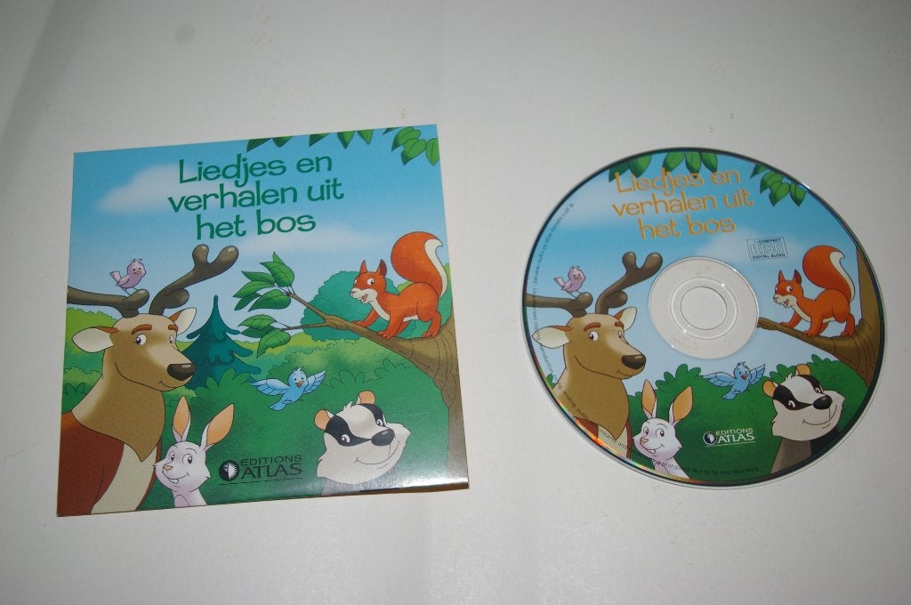 Editions "Atlas " Boekjes, dieren, CD, sjabloon, speelveld, Ophalen of Verzenden, Zo goed als nieuw
