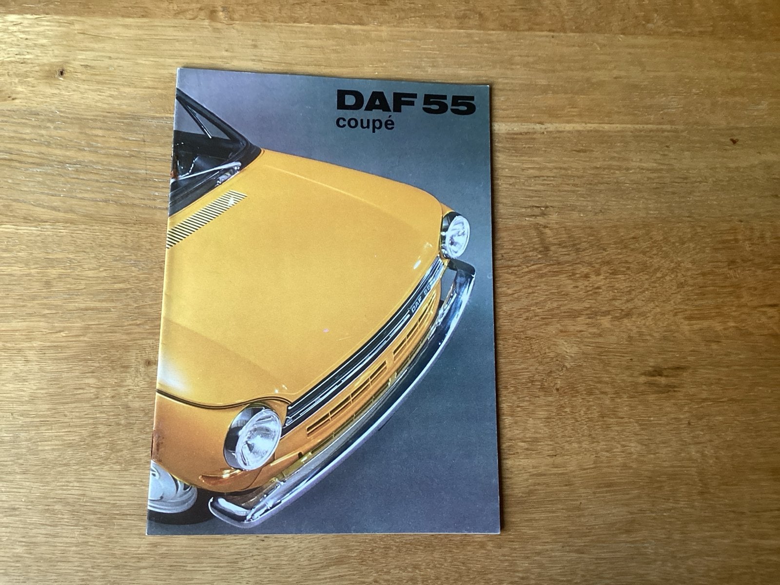 DAF 55 Coupé brochure - Origineel uit 1970, Ophalen of Verzenden, Gelezen, Overige merken