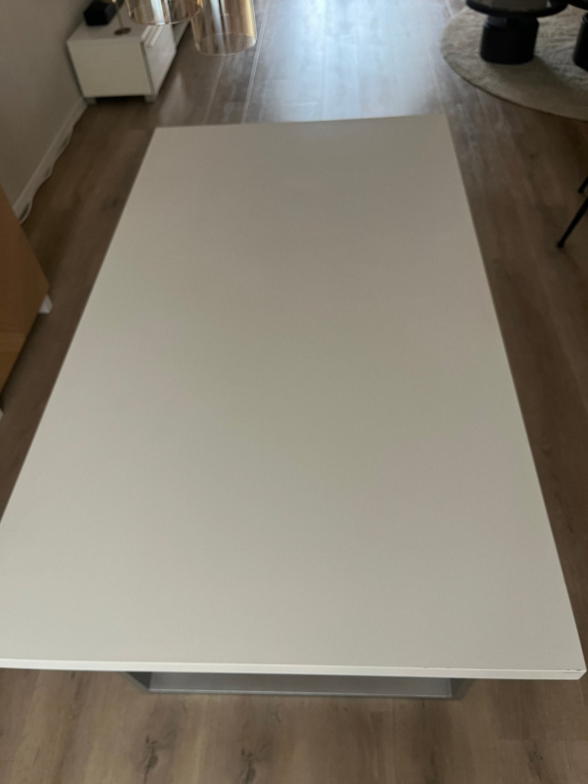 Gratis eettafel hoogglans, Ophalen, Gebruikt, Hoogglans