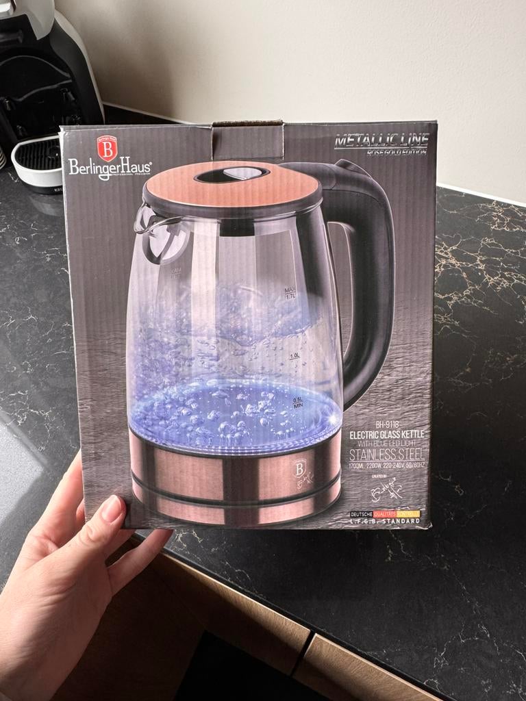 Waterkoker van berlinger haus, 1 tot 2 liter, Ophalen, Nieuw