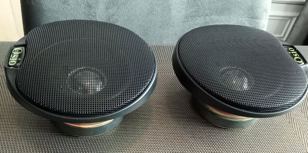 10 cm speakers luidspreker zware magneet / grilles van Osio, Ophalen of Verzenden, Gebruikt