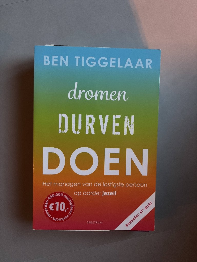 Dromen, durven, doen, Boeken, Ophalen of Verzenden, Zo goed als nieuw