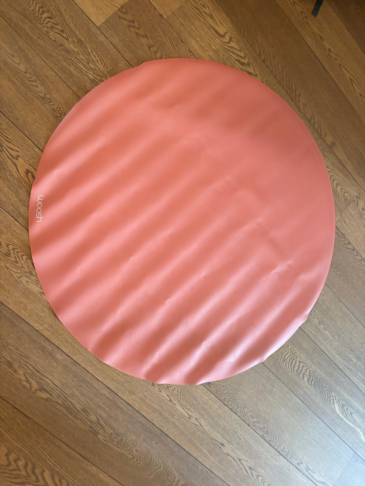 Ronde Woosh Knoeimat Terracotta - Zo goed als nieuw, Ophalen, Zo goed als nieuw, Speelkleed