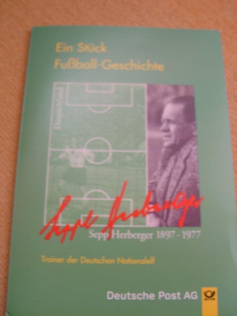 Postzegelboekje over de Duitse voetballer Sepp Herberger, Ophalen of Verzenden, Overige periodes, Postfris