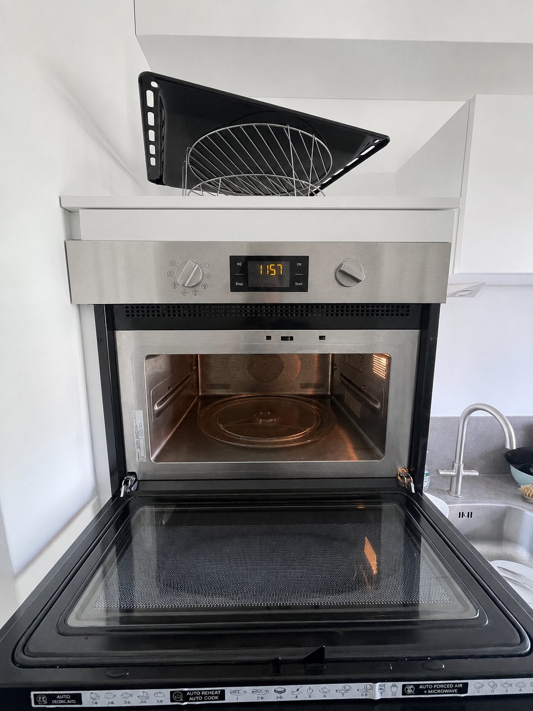 Indesit Inbouw Oven combi magnetron, Ophalen, 45 tot 50 cm, Oven, Indesit