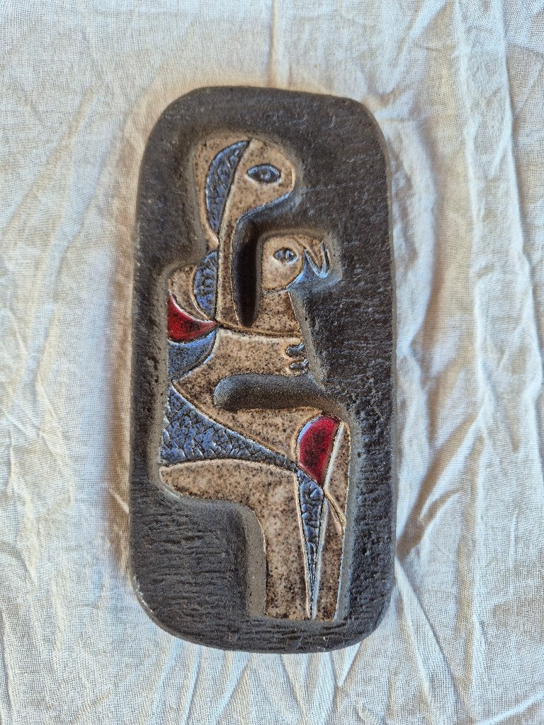 Frans Tuinstra wandtegel keramiek 1963, Antiek en Kunst, Verzenden