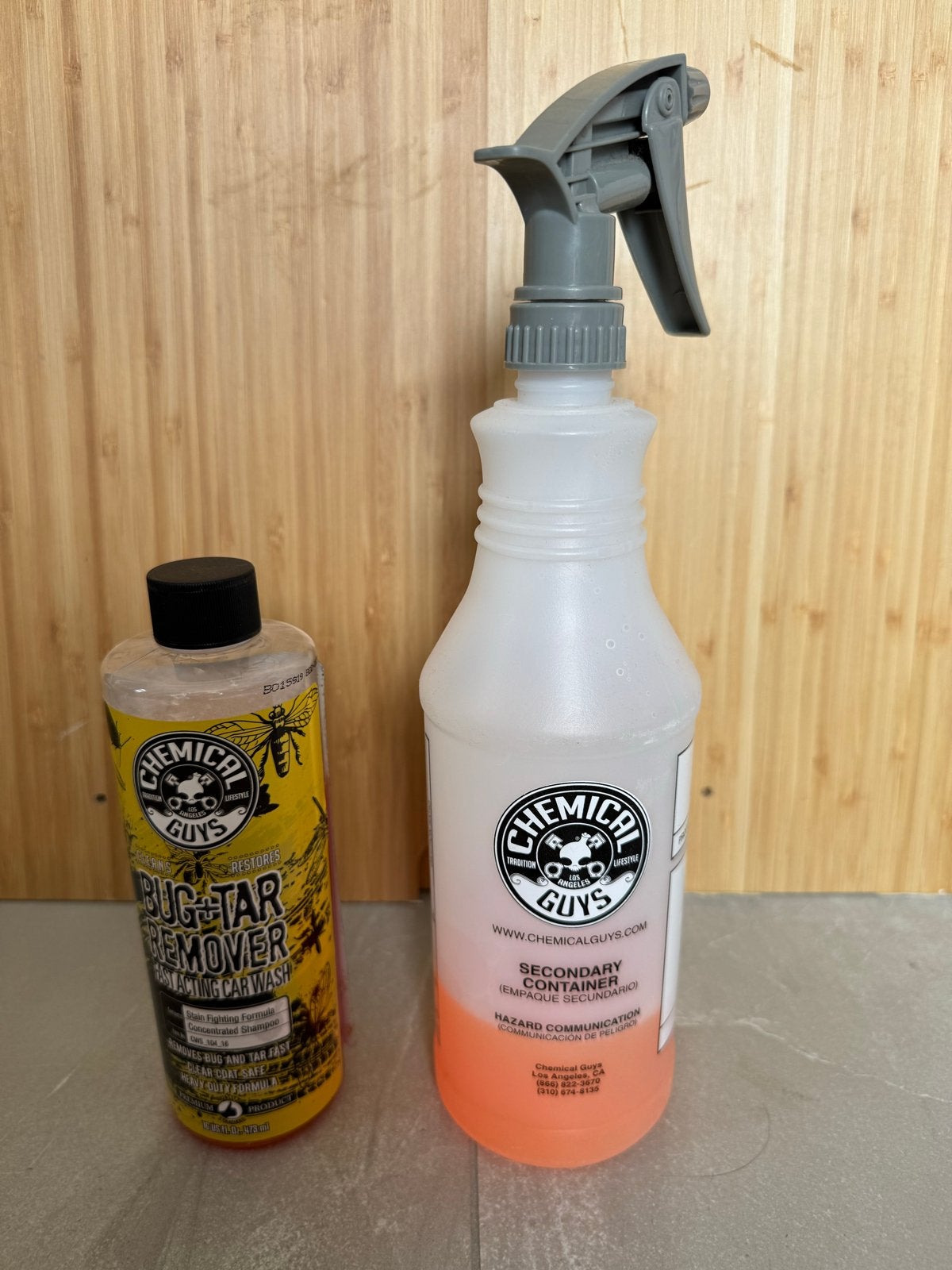 Chemical Guys Bug + Tar Remover & Sprayfles, Ophalen