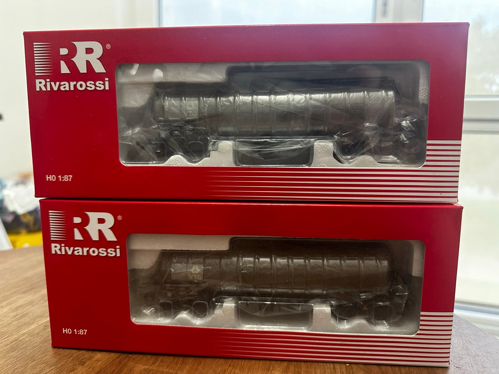 Rivarossi HR 6147 Ketelwagens VTG (2 stuks) - Zeldzaam!, Ophalen of Verzenden, Zo goed als nieuw, Gelijkstroom of Wisselstroom