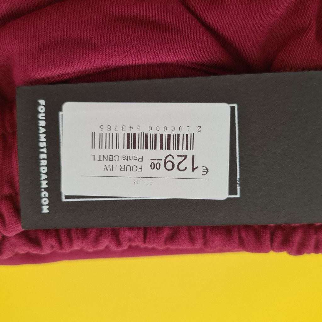 Four Amsterdam broek met wijn rood kleur maat L, Kleding | Heren, Broeken en Pantalons, Four Amsterdam, Maat 52/54 (L), Verzenden