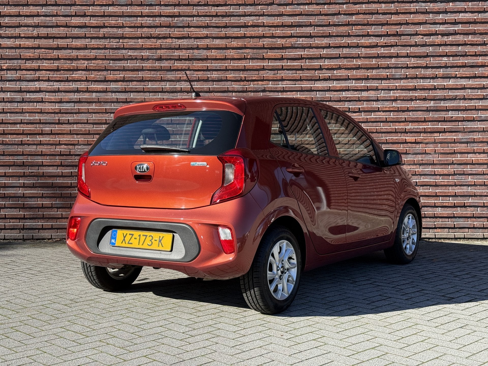 Kia Picanto 1.0 CVVT EconomyPlusLine 2019 55dkm! (bj 2019), Auto's, Voorwielaandrijving, Stof, Gebruikt, Overige kleuren