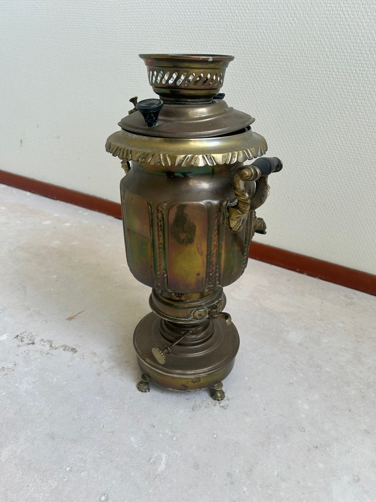 samovar, Ophalen